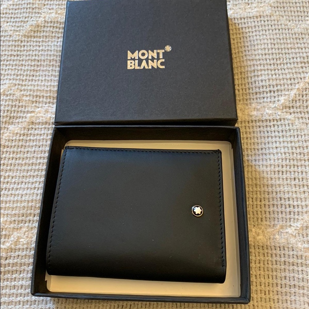 Mont Blanc Leather Wallet New
